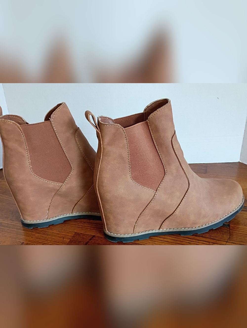 Universal Thread Brown Chelsea Ankle Boots - Picture 6 of 6